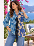Azure Bloom Shirt